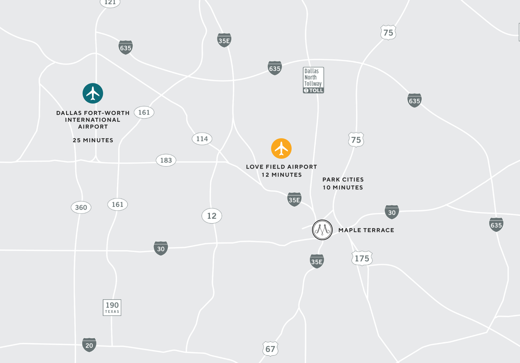 Maple Terrace makes arrivals and departures easy